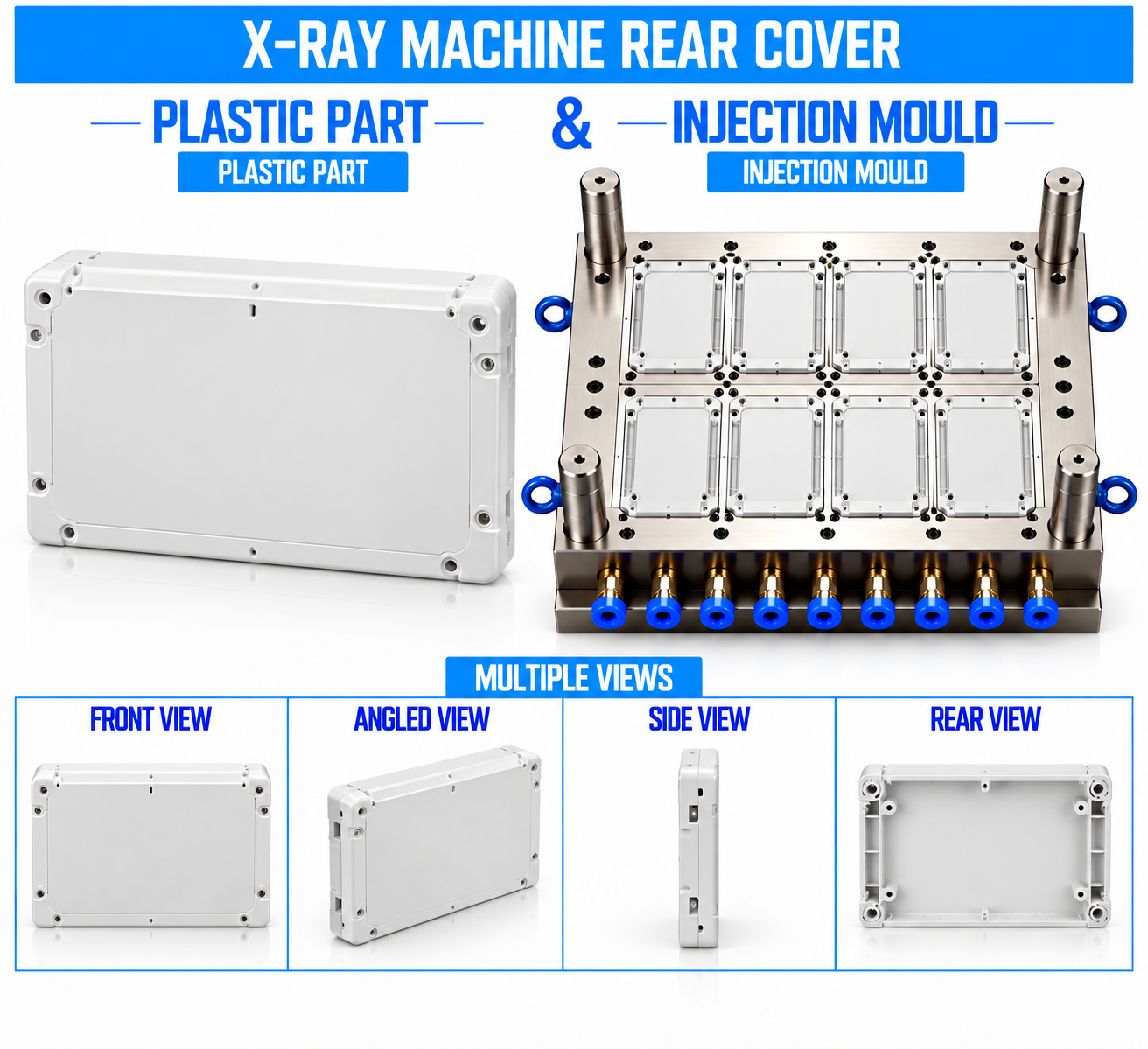 X-Ray Machine Plastic Rear Cover Mould and Moulding Service